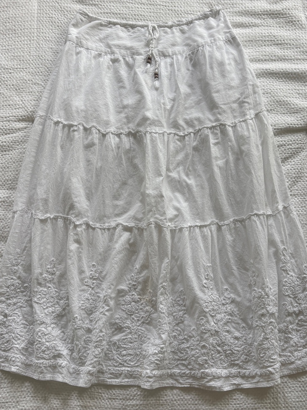 Jones New York Embroidered Maxi Skirt